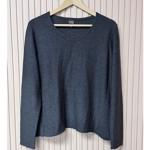 Eileen Fisher Sweaters - Eileen Fisher Women's 100% Merino Wool V-Neck Sweater Size L